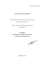 Автореферат по педагогике на тему «Организация профессионального самовоспитания будущих юристов в вузе», специальность ВАК РФ 13.00.08 - Теория и методика профессионального образования