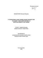 Автореферат по педагогике на тему «Становление экзистенциальных ценностей будущих учителей в процессе интерактивного обучения», специальность ВАК РФ 13.00.08 - Теория и методика профессионального образования