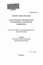 Автореферат по психологии на тему «Акмеологическое прогнозирование управленческих способностей руководителя», специальность ВАК РФ 19.00.13 - Психология развития, акмеология