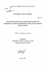 Автореферат по педагогике на тему «Подготовка детей с общим недоразвитием речи старшего дошкольного возраста к овладению орфографией.», специальность ВАК РФ 13.00.03 - Коррекционная педагогика (сурдопедагогика и тифлопедагогика, олигофренопедагогика и логопедия)