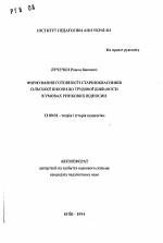 Автореферат по педагогике на тему «Формирование готовности старшеклассников сельской школы к трудовой деятельности в условиях рыночных отношений», специальность ВАК РФ 13.00.01 - Общая педагогика, история педагогики и образования