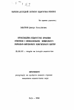 Автореферат по педагогике на тему «Организационно-педагогические проблемы создания и функционирования межшкольного учебно-производственного компьютерного центра», специальность ВАК РФ 13.00.01 - Общая педагогика, история педагогики и образования