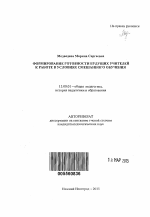 Автореферат по педагогике на тему «Формирование готовности будущих учителей к работе в условиях смешанного обучения», специальность ВАК РФ 13.00.01 - Общая педагогика, история педагогики и образования