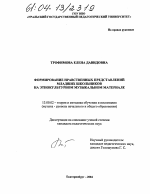 Диссертация по педагогике на тему «Формирование нравственных представлений младших школьников на этнокультурном музыкальном материале», специальность ВАК РФ 13.00.02 - Теория и методика обучения и воспитания (по областям и уровням образования)