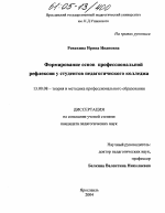 Диссертация по педагогике на тему «Формирование основ профессиональной рефлексии у студентов педагогического колледжа», специальность ВАК РФ 13.00.08 - Теория и методика профессионального образования