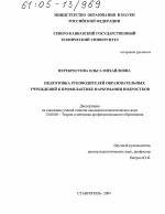 Диссертация по педагогике на тему «Подготовка руководителей образовательных учреждений к профилактике наркомании подростков», специальность ВАК РФ 13.00.08 - Теория и методика профессионального образования