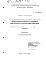 Диссертация по педагогике на тему «Педагогические условия подготовки аспирантов в системе дополнительного образования по направлению "Преподаватель высшей школы"», специальность ВАК РФ 13.00.08 - Теория и методика профессионального образования