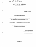 Диссертация по педагогике на тему «Внутриучрежденческая система повышения квалификации педагогов-музыкантов», специальность ВАК РФ 13.00.08 - Теория и методика профессионального образования