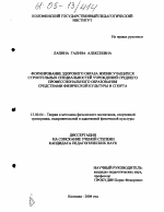 Диссертация по педагогике на тему «Формирование здорового образа жизни учащихся строительных специальностей учреждений среднего профессионального образования средствами физической культуры и спорта», специальность ВАК РФ 13.00.04 - Теория и методика физического воспитания, спортивной тренировки, оздоровительной и адаптивной физической культуры