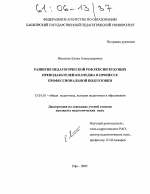 Диссертация по педагогике на тему «Развитие педагогической рефлексии будущих преподавателей колледжа в процессе профессиональной подготовки», специальность ВАК РФ 13.00.01 - Общая педагогика, история педагогики и образования