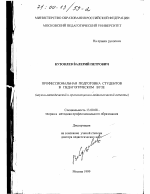 Диссертация по педагогике на тему «Профессиональная подготовка студентов в педагогическом вузе», специальность ВАК РФ 13.00.08 - Теория и методика профессионального образования