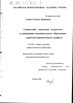 Диссертация по педагогике на тему «Социальная адаптация подростков в учреждениях дополнительного образования туристско-краеведческого профиля», специальность ВАК РФ 13.00.08 - Теория и методика профессионального образования