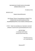 Диссертация по педагогике на тему «Построение учебно-тренировочного процесса на основе комплексной оценки нагрузок квалифицированных спортсменок в мини-футболе», специальность ВАК РФ 13.00.04 - Теория и методика физического воспитания, спортивной тренировки, оздоровительной и адаптивной физической культуры