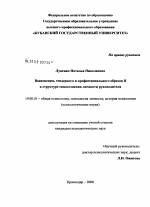 Диссертация по психологии на тему «Взаимосвязь гендерного и профессионального образов Я в структуре самосознания личности руководителя», специальность ВАК РФ 19.00.01 - Общая психология, психология личности, история психологии