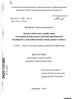 Диссертация по педагогике на тему «Педагогическое содействие молодым преподавателям высшей школы в концептуализации профессионального опыта», специальность ВАК РФ 13.00.08 - Теория и методика профессионального образования