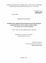 Диссертация по педагогике на тему «Формирование лингвистической инфокоммуникационной компетентности учителя иностранного языка», специальность ВАК РФ 13.00.08 - Теория и методика профессионального образования