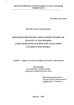 Диссертация по педагогике на тему «Формирование профессиональной готовности педагога к управлению социально-психологической адаптацией младшего школьника», специальность ВАК РФ 13.00.08 - Теория и методика профессионального образования