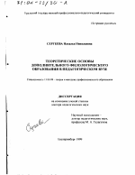 Диссертация по педагогике на тему «Теоретические основы дополнительного филологического образования в педагогическом вузе», специальность ВАК РФ 13.00.08 - Теория и методика профессионального образования