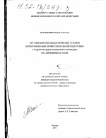 Диссертация по педагогике на тему «Организационно-педагогические условия интенсификации профессиональной подготовки студентов педагогического колледжа на современном этапе», специальность ВАК РФ 13.00.08 - Теория и методика профессионального образования