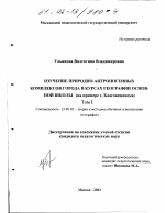 Диссертация по педагогике на тему «Изучение природно-антропогенных комплексов города в курсах географии основной школы», специальность ВАК РФ 13.00.02 - Теория и методика обучения и воспитания (по областям и уровням образования)