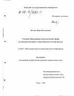 Диссертация по педагогике на тему «Условия образования педагогических форм во внеурочной работе общеобразовательной школы», специальность ВАК РФ 13.00.01 - Общая педагогика, история педагогики и образования