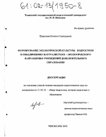 Диссертация по педагогике на тему «Формирование экологической культуры подростков в объединениях натуралистско - экологического направления учреждений дополнительного образования», специальность ВАК РФ 13.00.01 - Общая педагогика, история педагогики и образования