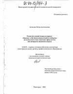 Диссертация по педагогике на тему «Развитие умений межкультурного общения в обучении иноязычной устной речи на начальном этапе языкового факультета», специальность ВАК РФ 13.00.02 - Теория и методика обучения и воспитания (по областям и уровням образования)