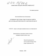 Диссертация по педагогике на тему «Уровневая подготовка педагогических кадров для системы дополнительного образования детей», специальность ВАК РФ 13.00.08 - Теория и методика профессионального образования